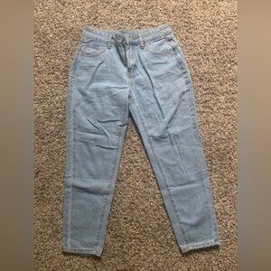 SHEIN Jeans Light Blue Mom High Rise